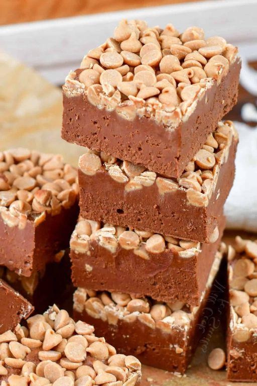 Peanut Butter Chip Fudge