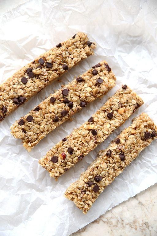 Peanut Butter Chip Granola Bars