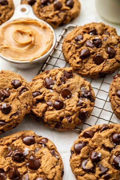 Peanut Butter Chocolate Chip Cookies for Two
