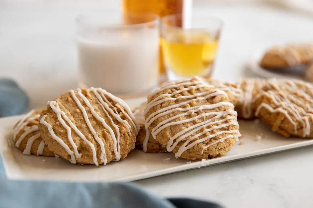 Peanut Butter Whiskey Oatmeal Cookies