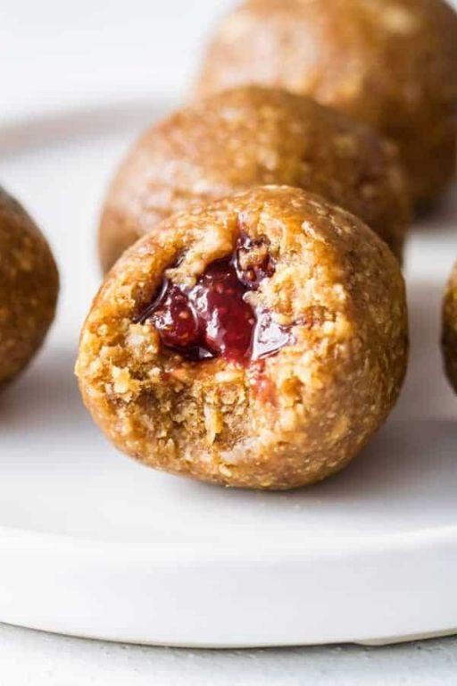 Peanut Butter and Jelly Goo Balls