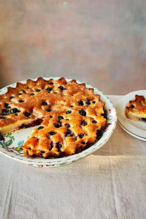 Pear and Blueberry Galette