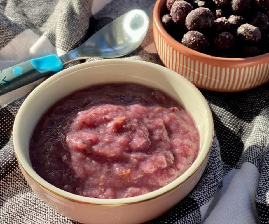 Pear and Blueberry Puree