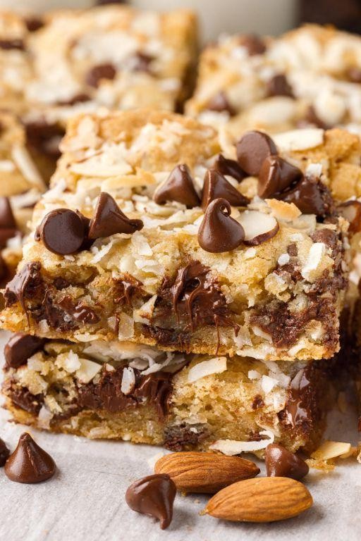 Pecan Flour Almond Joy Bars