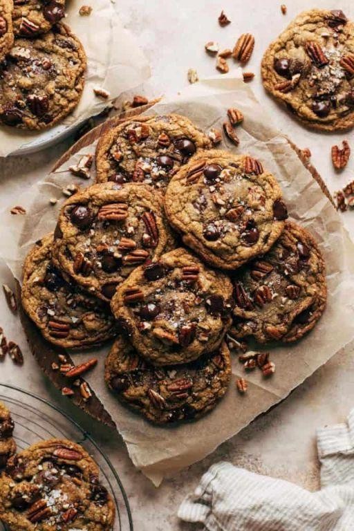Pecan Flour Chocolate Chip Cookies