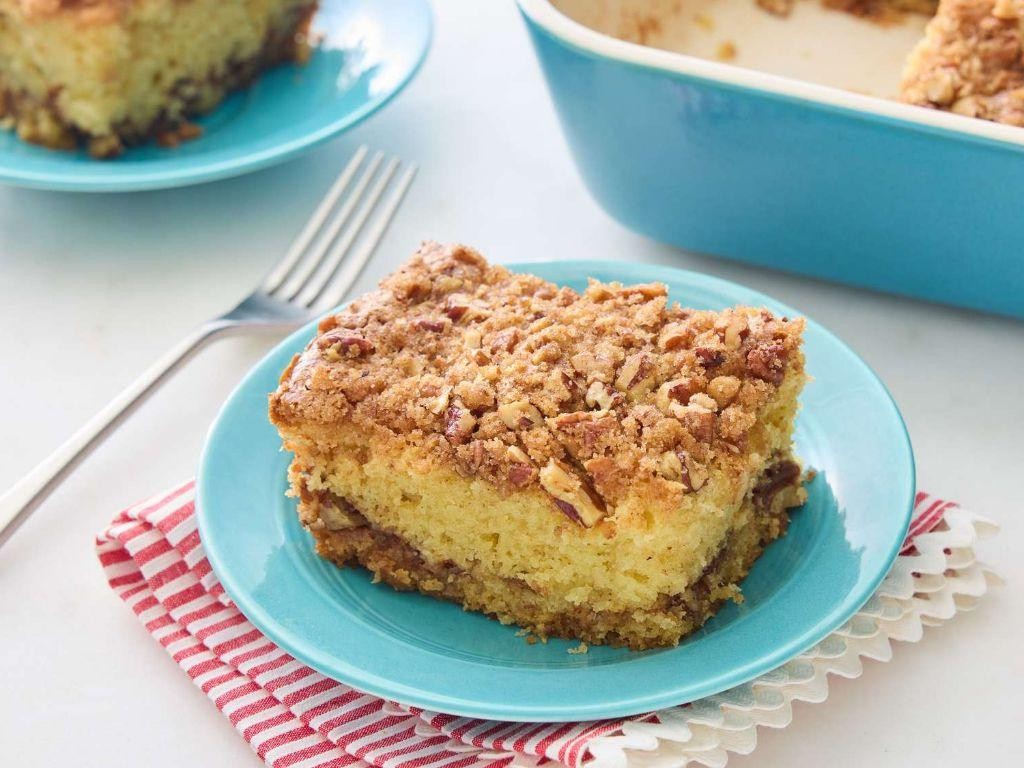 Pecan Flour Coffee Cake