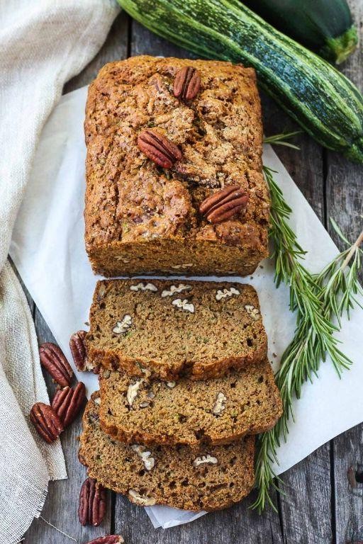 Pecan Flour Zucchini Bread