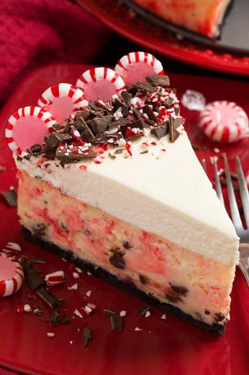 Peppermint Bark Cheesecake