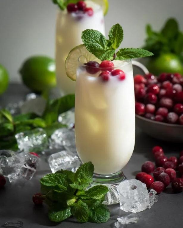 Peppermint Coconut Rum Drink