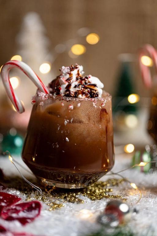 Peppermint Hot Chocolate Mocktail