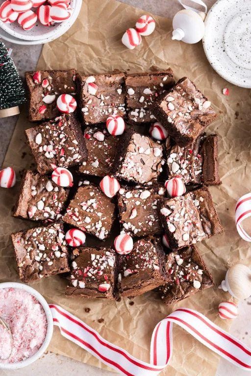 Peppermint Mocha Brownies
