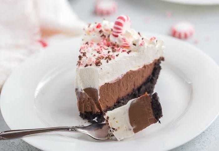 Peppermint Mocha Christmas Pie