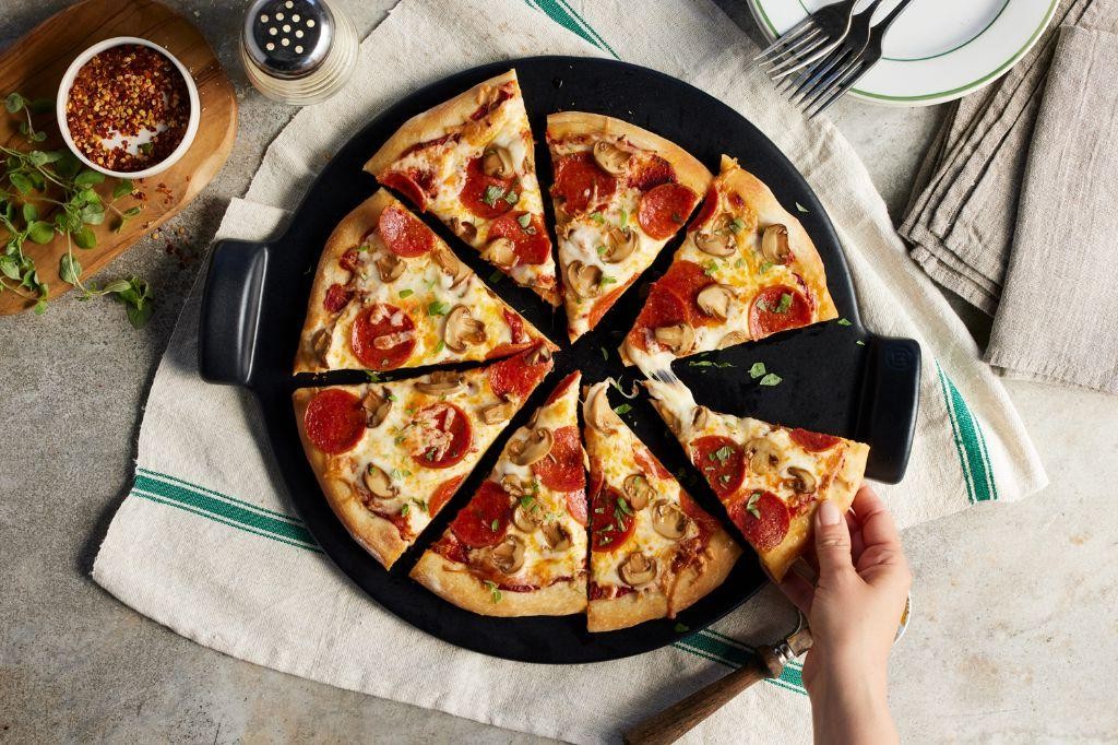 Pepperoni and Mushroom Pizza