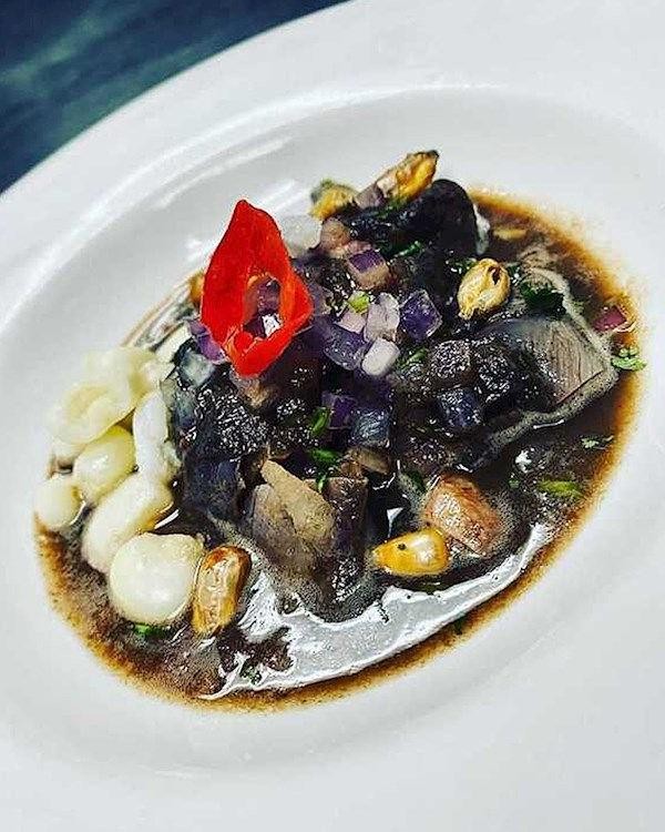 Peruvian Ceviche with Black Clams
