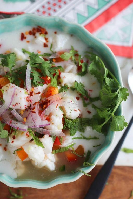 Peruvian Ceviche with Ginger and Lemongrass