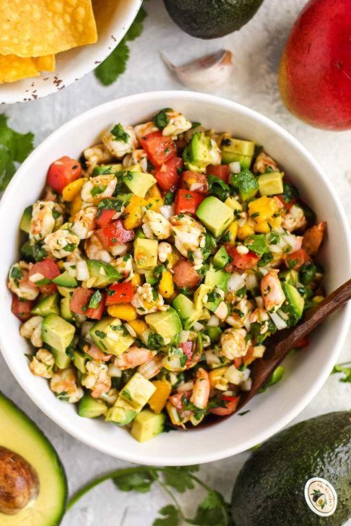 Peruvian Ceviche with Mango and Avocado