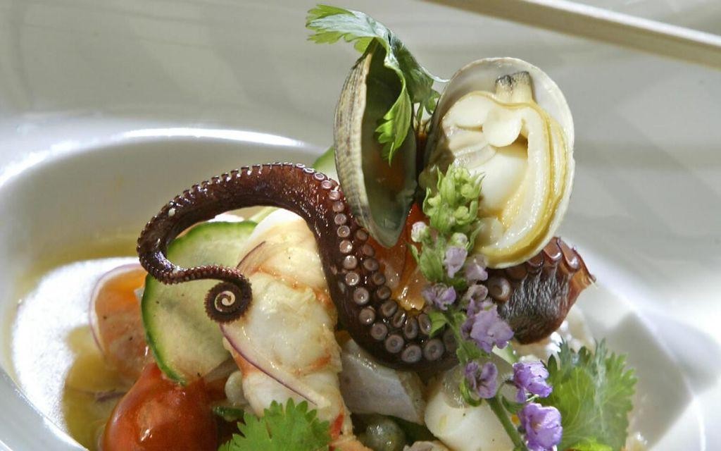 Peruvian Ceviche with Mixed Seafood
