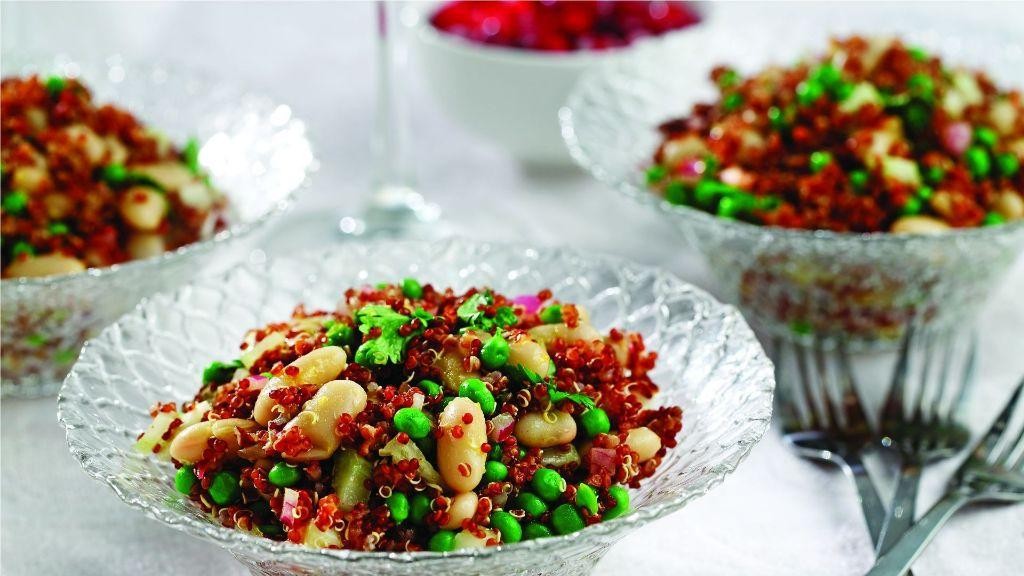 Peruvian Lentil Salad with Quinoa and Aji Amarillo