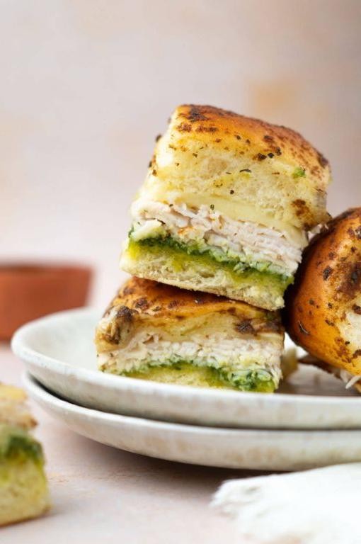 Pesto Chicken Sliders