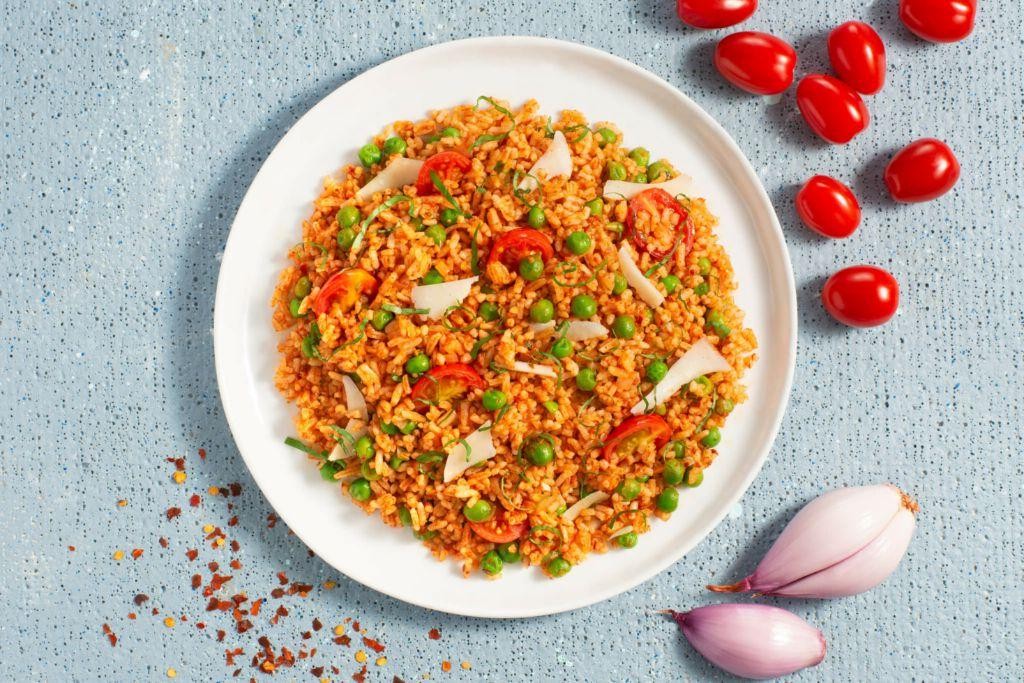 Pesto Rice a Roni with Sun-Dried Tomatoes