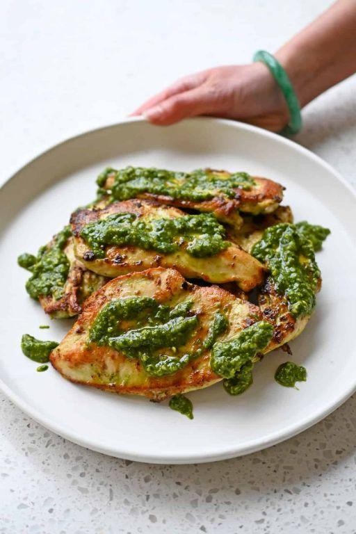 Pesto Thin Sliced Chicken Breast