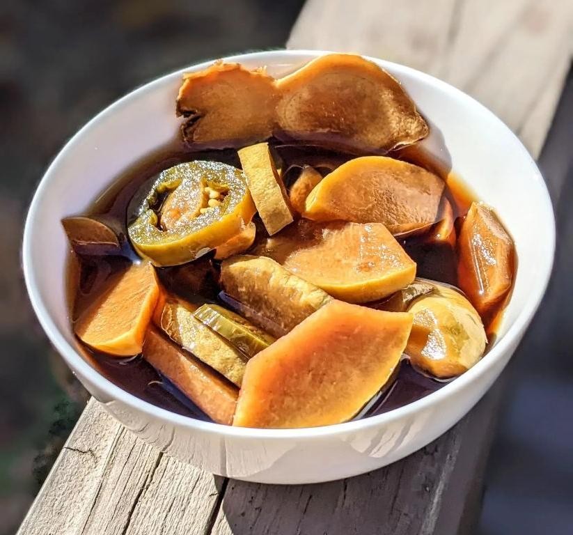 Pickled Chayote with Ginger
