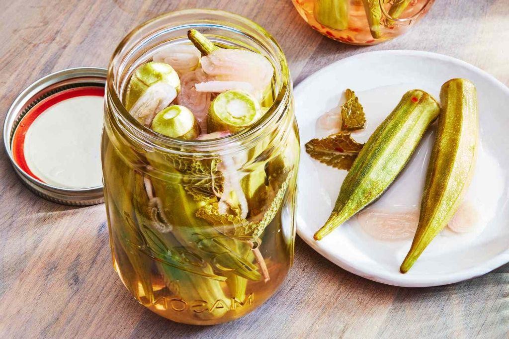 Pickled Okra Southern Style