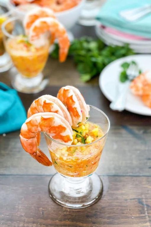 Pineapple Jalapeno Shrimp Cocktail