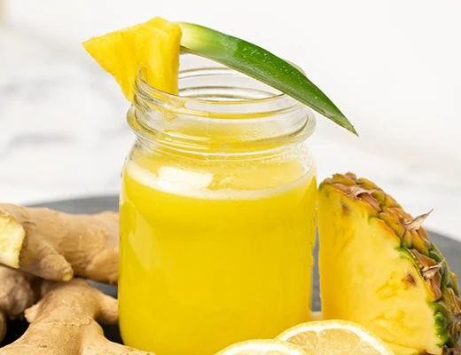 Pineapple and Ginger Detox Juice