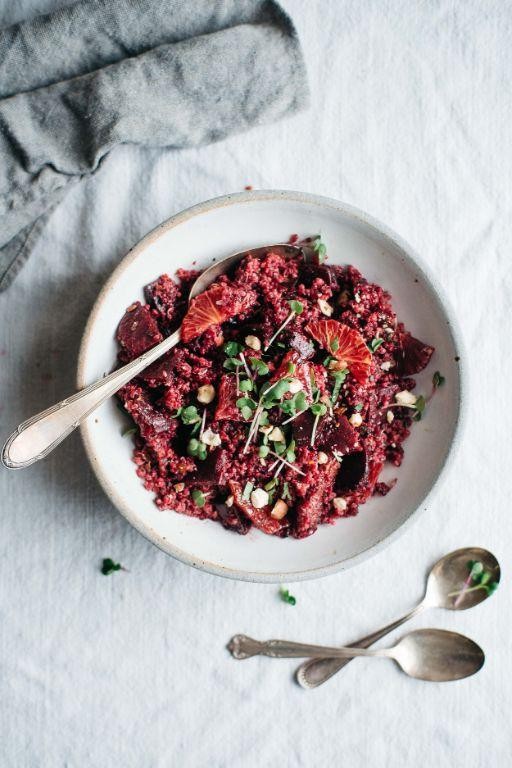 Pink Sauce Quinoa Bowl