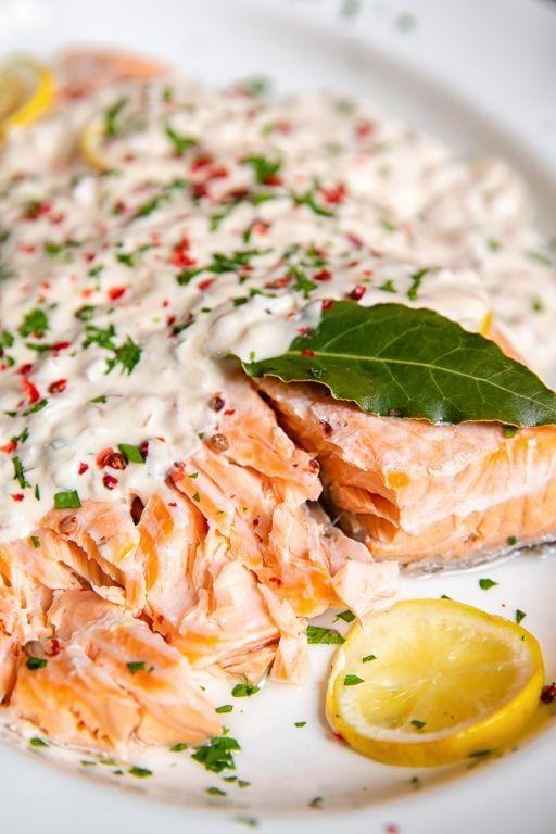 Pink Sauce Salmon Fillet