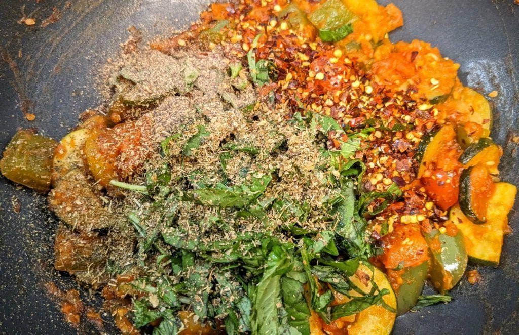 Pink Sauce Vegetable Stir Fry