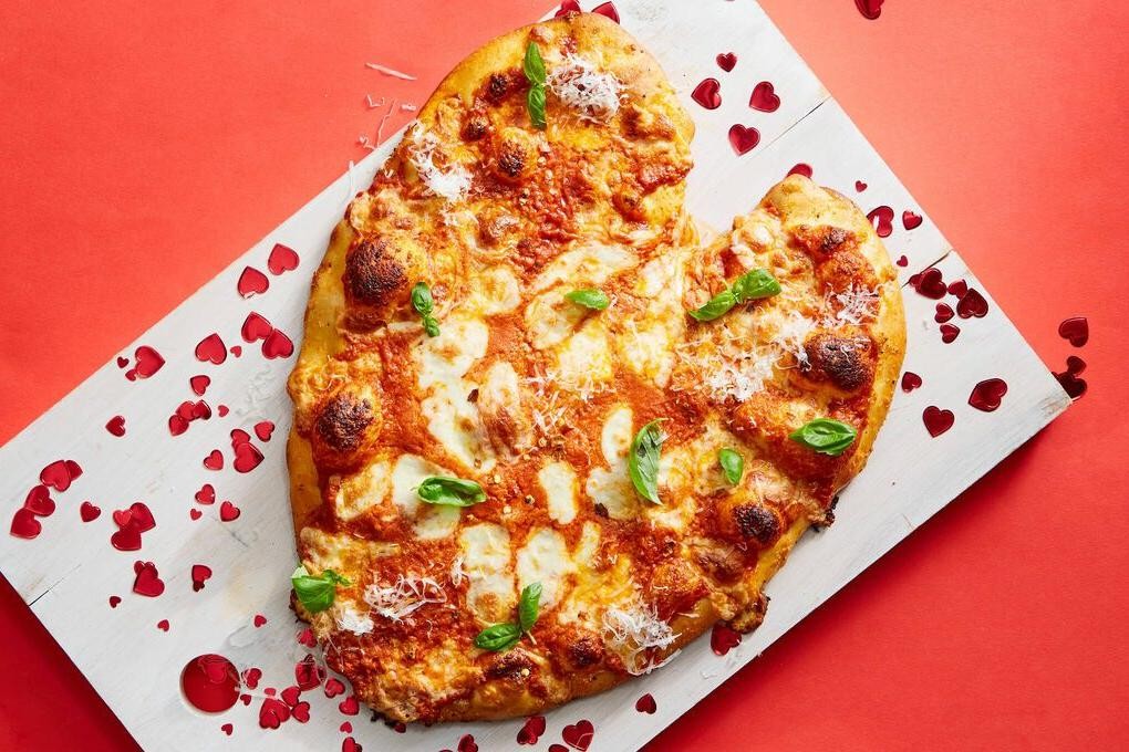 Pink Sauce Veggie Pizza
