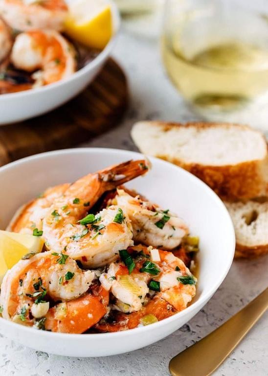 Pinot Grigio Lemon Shrimp Scampi