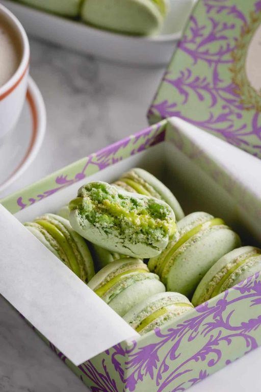 Pistachio Macarons