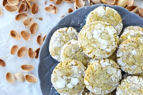 Pistachio and Almond Flour Cookies