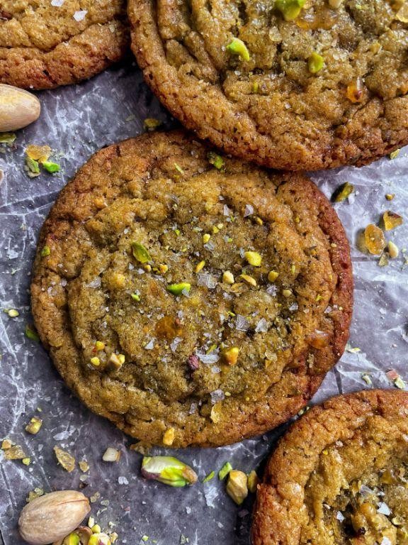 Pistachio and Cinnamon Sugar Cookies