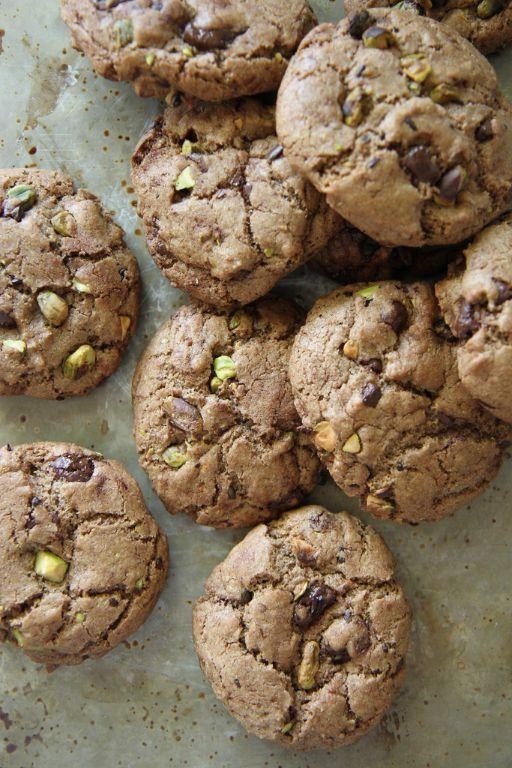 Pistachio and Espresso Cookies