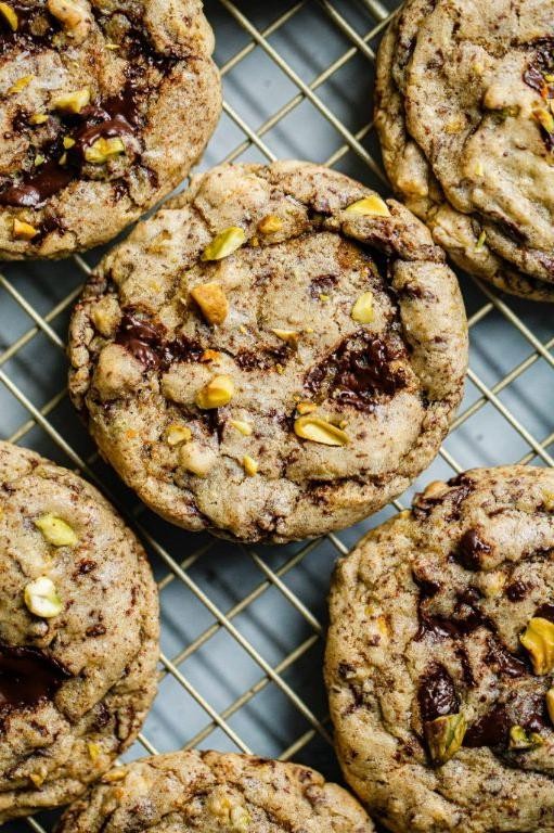 Pistachio and Orange Zest Cookies