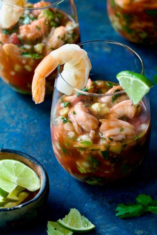 Poblano Corn Shrimp Cocktail