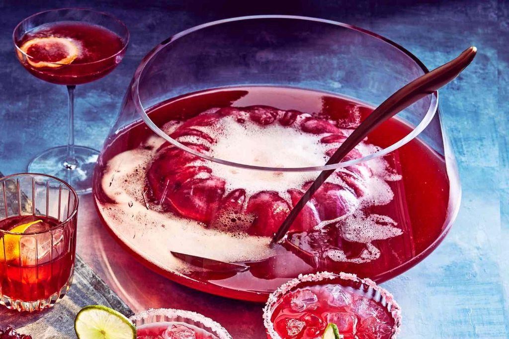 Poinsettia Rum Punch