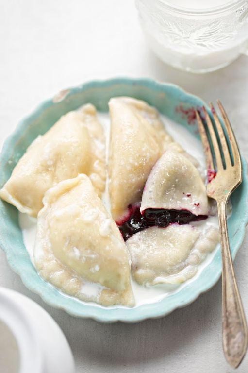 Polish Blueberry Pierogi