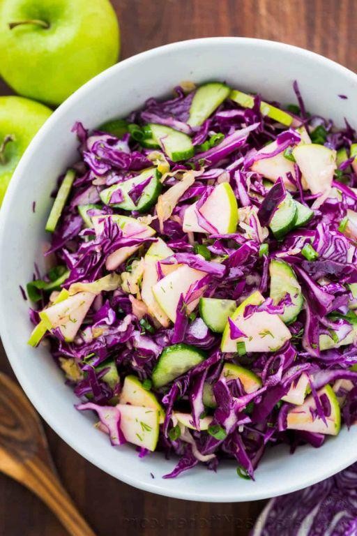 Polish Cabbage and Apple Salad
