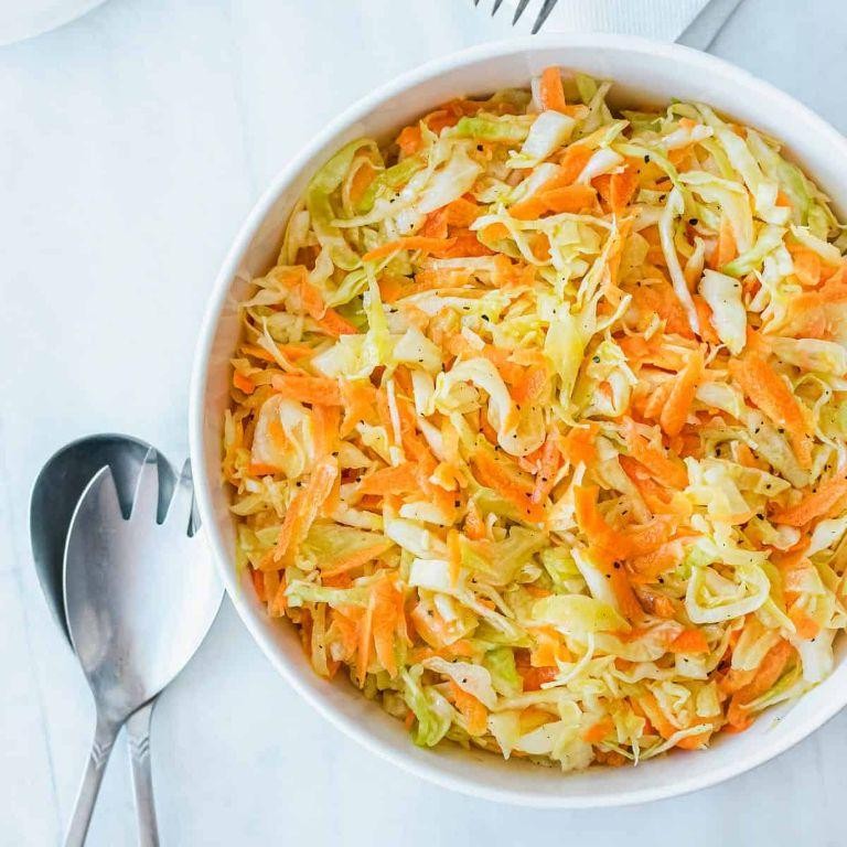 Polish Cabbage and Carrot Slaw
