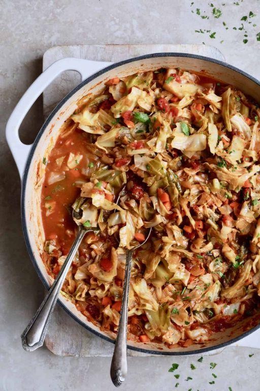 Polish Cabbage and Chicken Stew