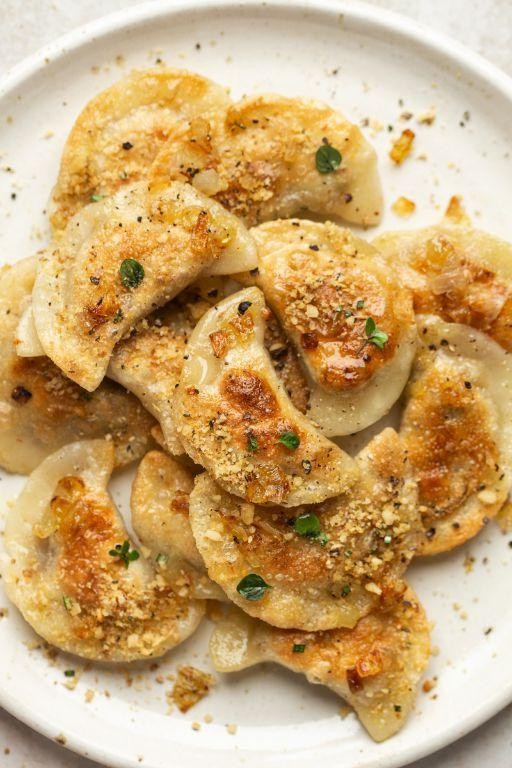 Polish Cabbage and Mushroom Pierogi