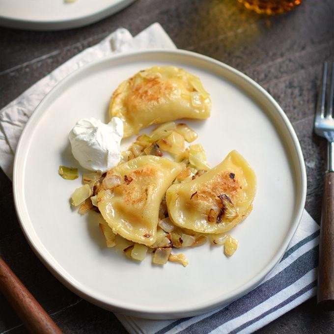 Polish Cabbage and Onion Pierogi
