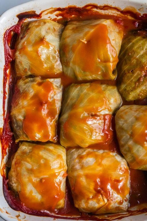 Polish Cabbage and Rice Casserole