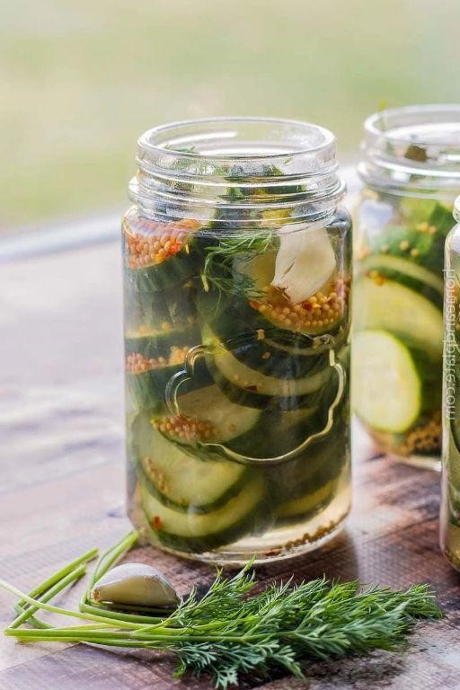 Polish Dill Pickles with Bay Leaves