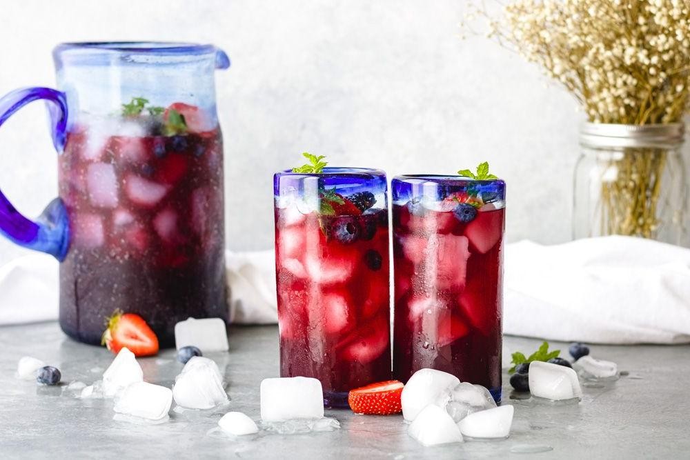 Pomegranate Blueberry Punch